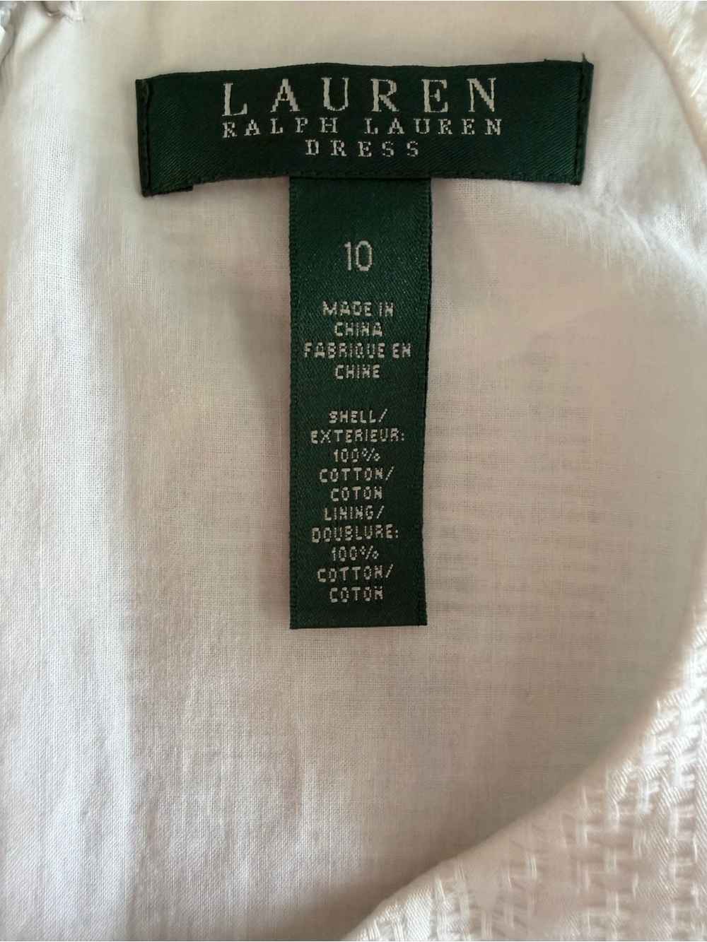 Lauren Ralph Lauren Cream Textured Sheath Midi Dress - Picture 7 of 14